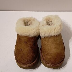 UGG Brown and Cream Women's Slippers